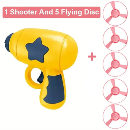 Interactive Cat Flying Disc Launcher Shooting Toy