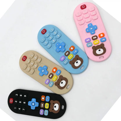 Silicone Baby Teething Remote Toy Infant Control Teether