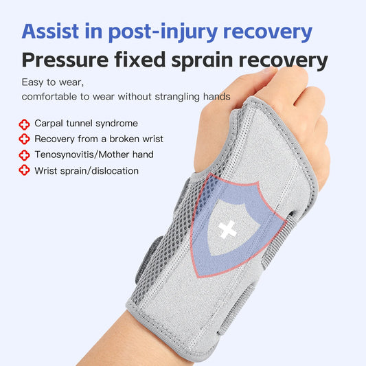 Wrist Brace for Carpal Tunnel Adjustable Hand Support Splint