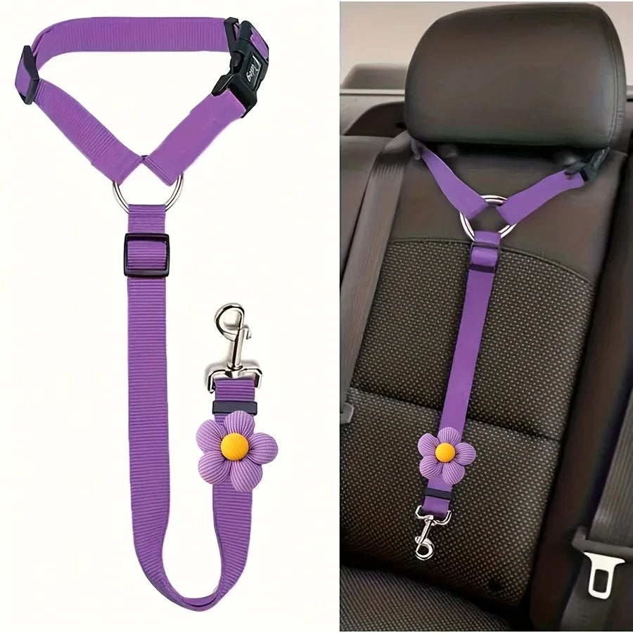 Dog Seat Belt Vehicle Safety Tether Pet Car Leash