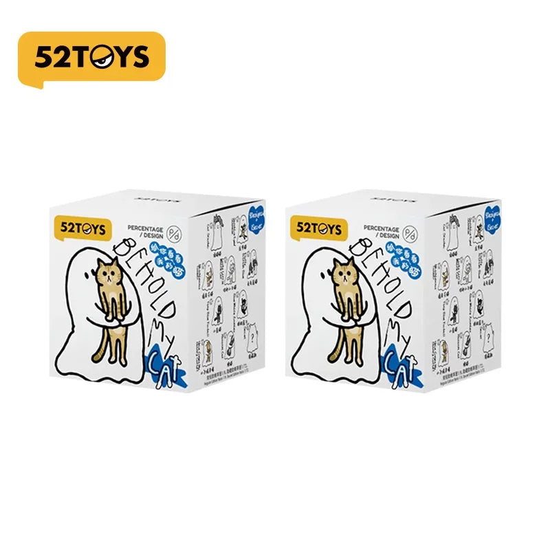 【In Stock】Hot Sale Ghody Behold My Cat Series Mini Figures Blind Box Mystery Box Fun Office Desktop Decorations Collectible Gift