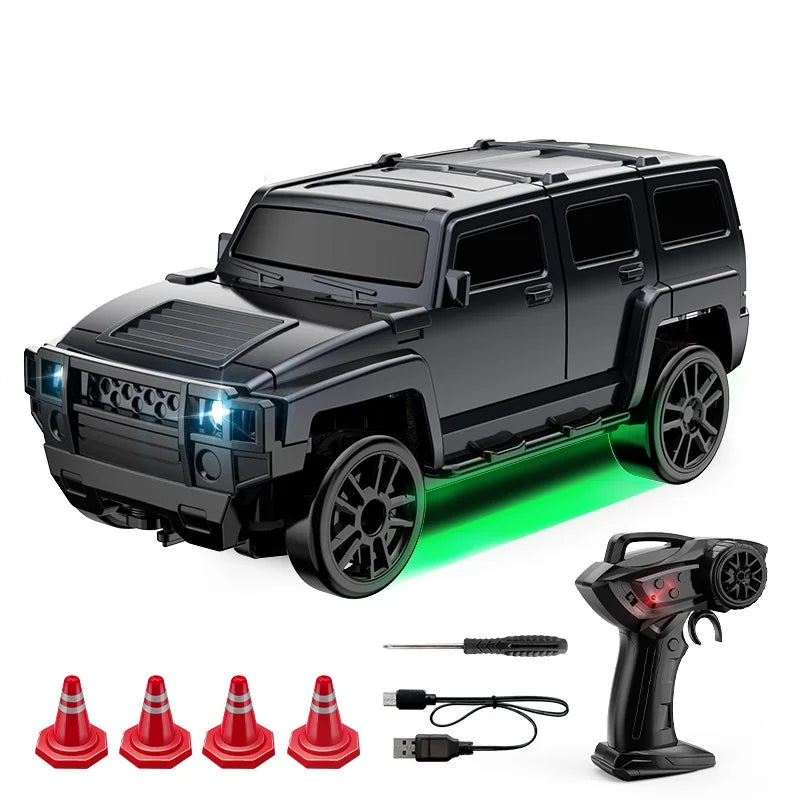 1/64 RC Drift Car: 4WD Desktop Mini Remote Control Racing Toy