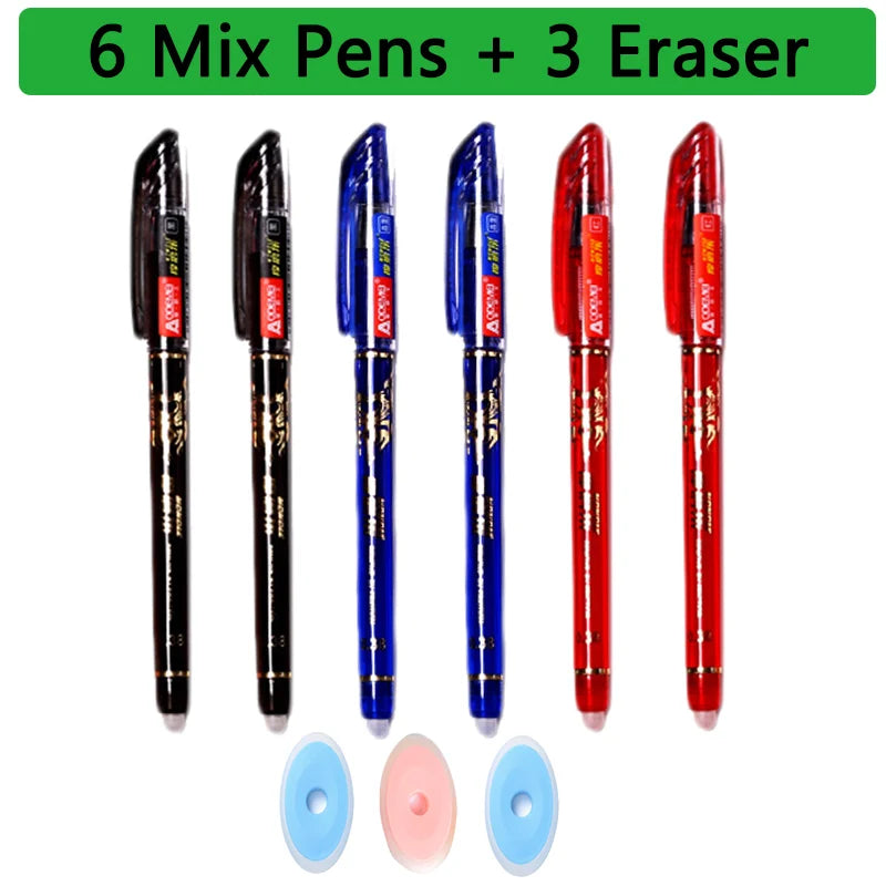 25 Pcs/set Kawaii Erasable pens Gel Pen sketch Writing Stationery for Notebook school supplies pen cute kids pens pencil