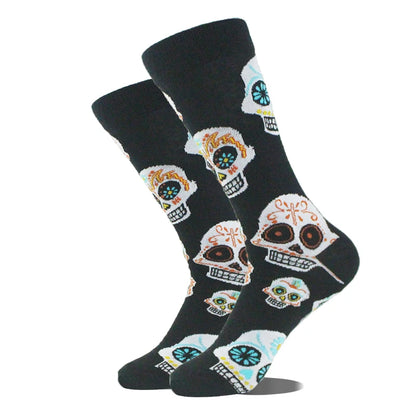 Novelty Dinosaur Crew Skateboard Socks Funny Men