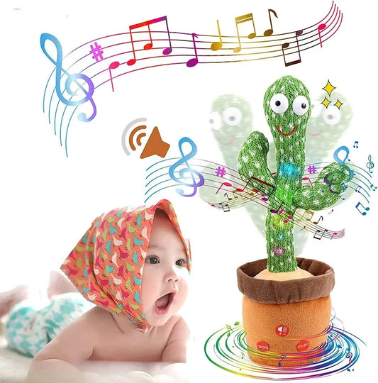Talking Dancing Cactus Toy Voice Repeating Plush Doll