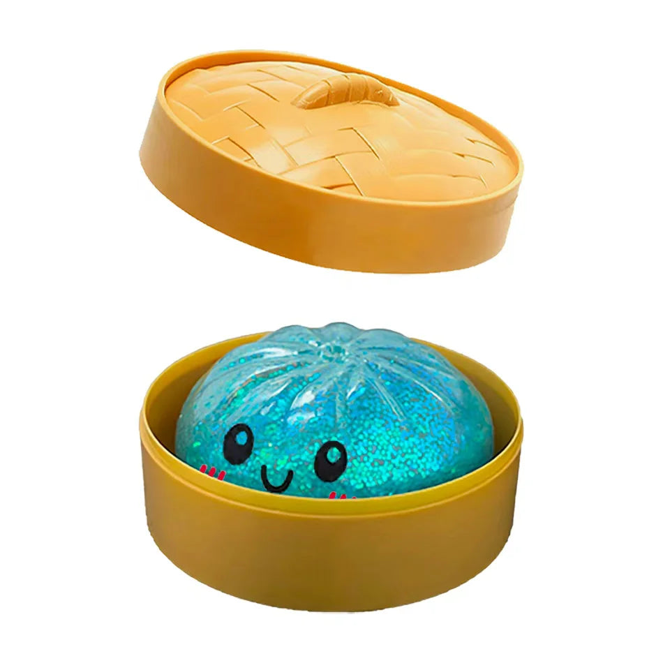 Glitter Dumpling Squishy Toy Sensory Stress Relief Fidget