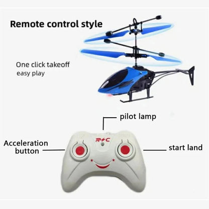 Mini Remote Control Helicopter Wireless RC Aircraft Toy