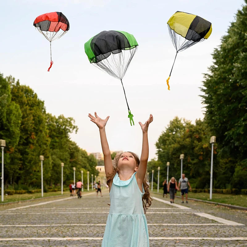 Tangle Free Parachute Toy Outdoor Flying Launch Game
