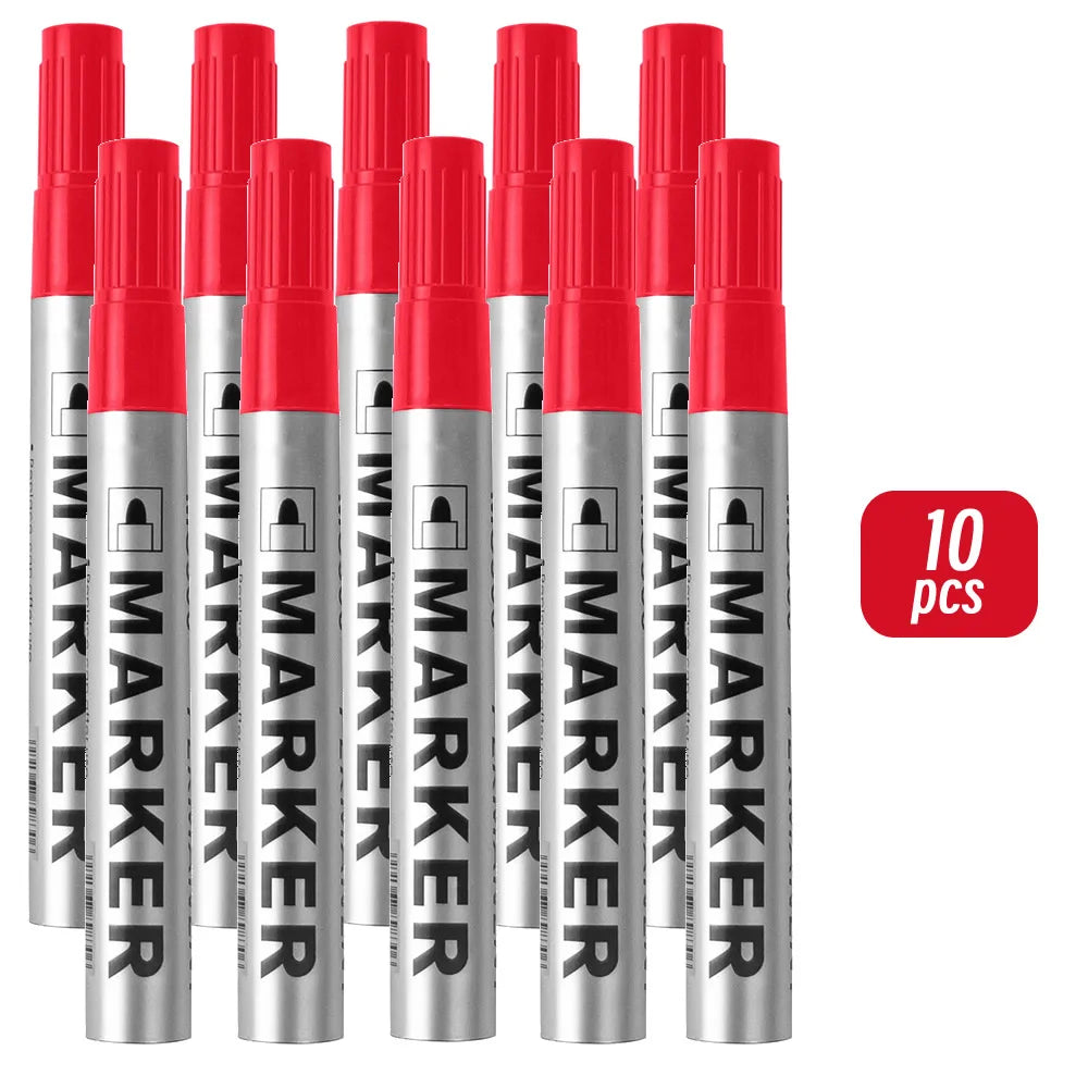 Waterproof Permanent Paint Marker Pen Black Oily Tyre Marker