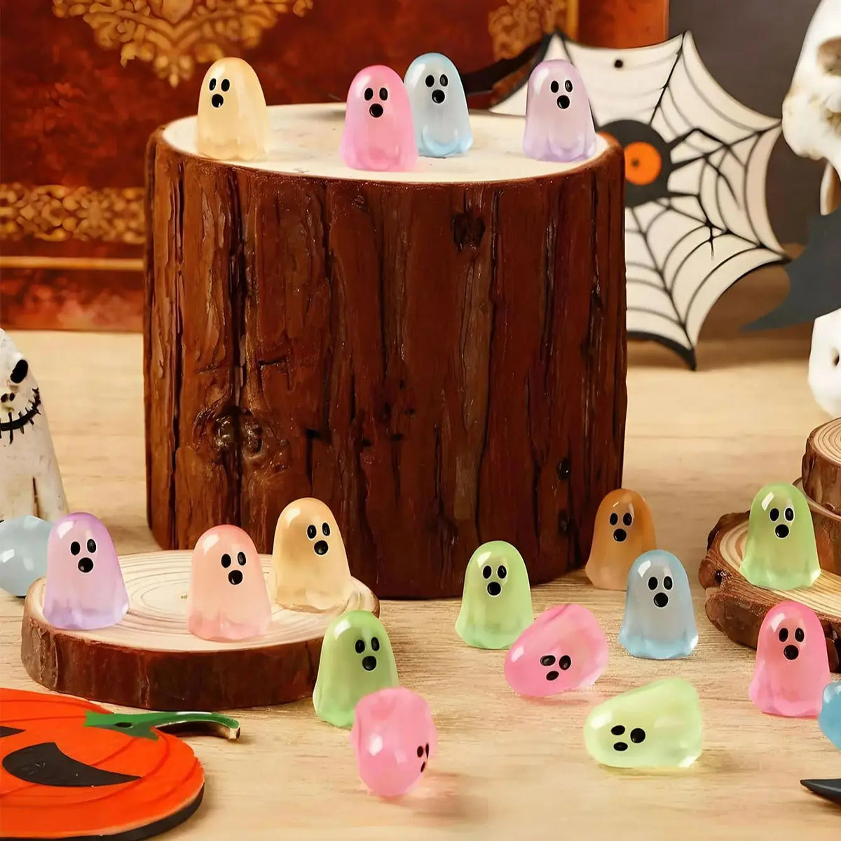 Luminous Ghost Figures Glow In The Dark Miniatures