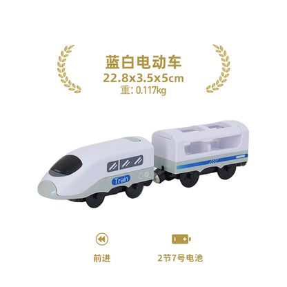 Electric Train Set Toy Engine Motorized Railway Car