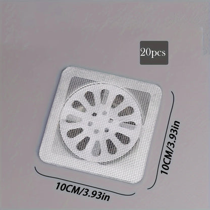 Floor Drain Sticker Bathroom Hair Filter Net Sewer Mesh