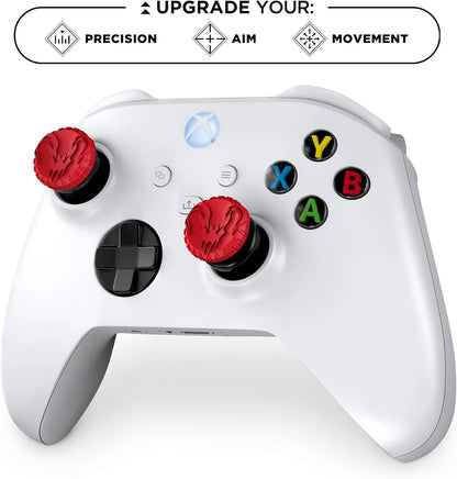 2Pcs Hand Grip Extenders Caps for Xbox Series Game Controller Gamepad Thumb Stick Grips High/Low Rise Covers For Xbox one/One S