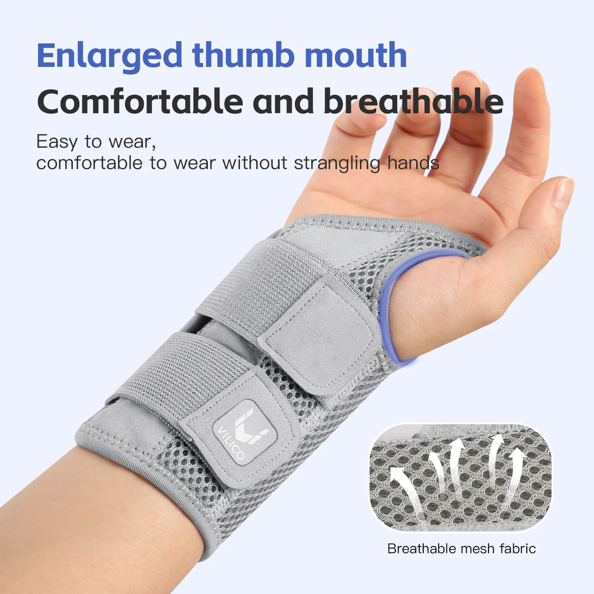 Wrist Brace for Carpal Tunnel Adjustable Hand Support Splint