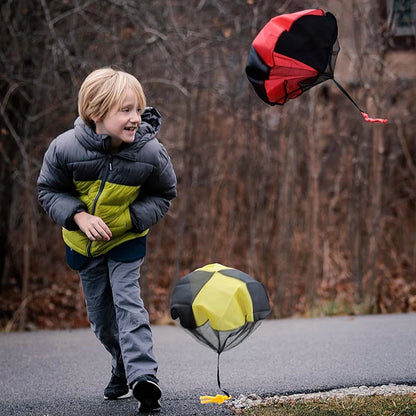 Tangle Free Parachute Toy Outdoor Flying Launch Game