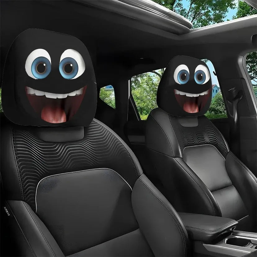 Halloween Car Headrest Covers Decorative Auto Seat Pillowcase