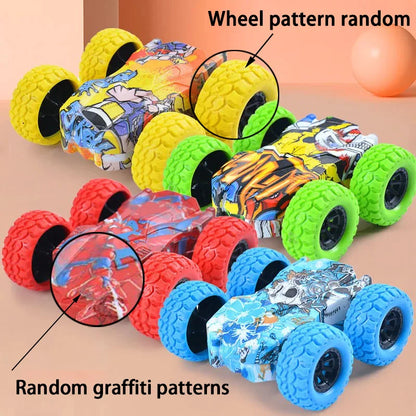 Double Sided Graffiti Inertial Car Anti Collision Stunt Truck