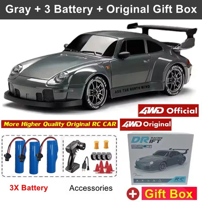 1:24 4WD RC Drift Car Mini 4x4 Remote Control Model