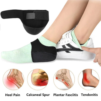 Plantar Fasciitis Heel Cups Silicone Gel Pain Relief Pads