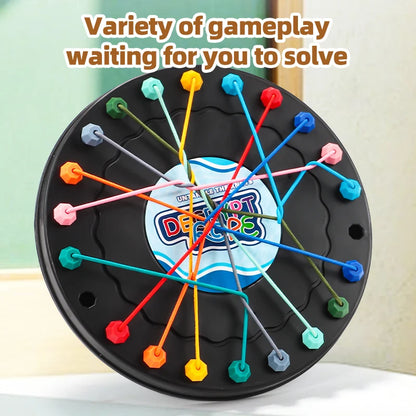 Rope Untangling Logic Puzzle Knot Decoding Strategy Game