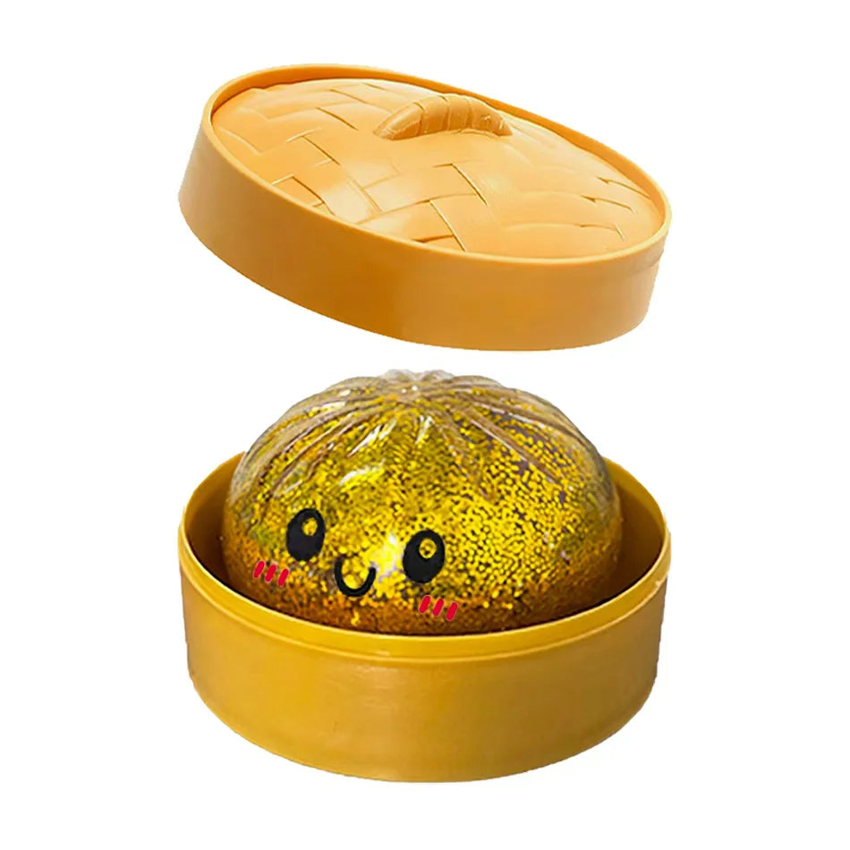 Glitter Dumpling Squishy Toy Sensory Stress Relief Fidget