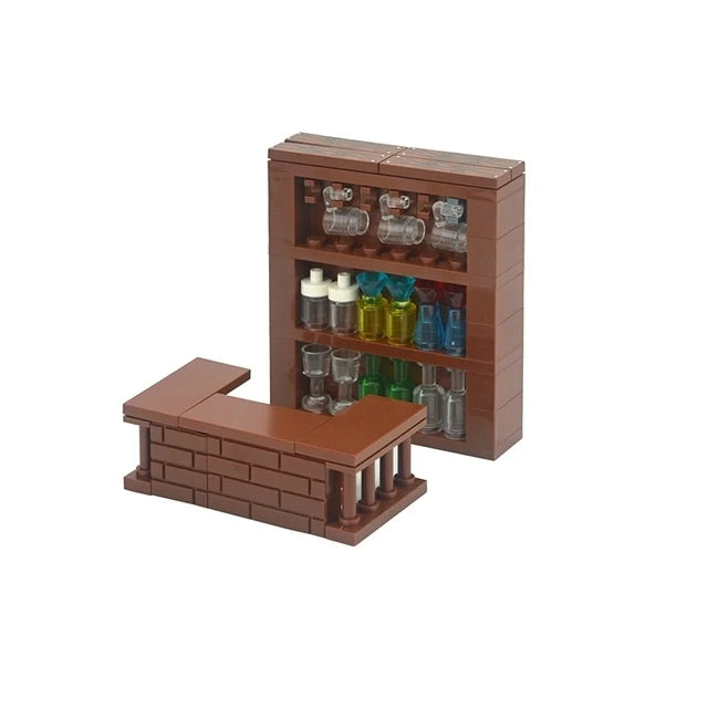 City Food Building Blocks Set Play Food MOC Bricks