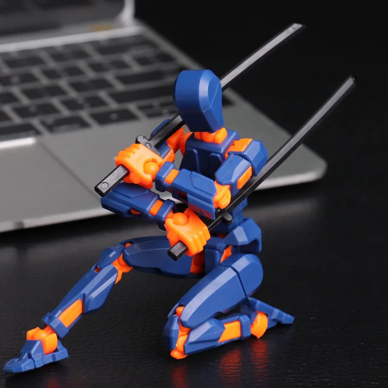Multi-Jointed Movable Shapeshift Robot 3D Printed Mannequin Dummy 13 Action Figures Toys Kids Adults Parent-Children Games Gifts