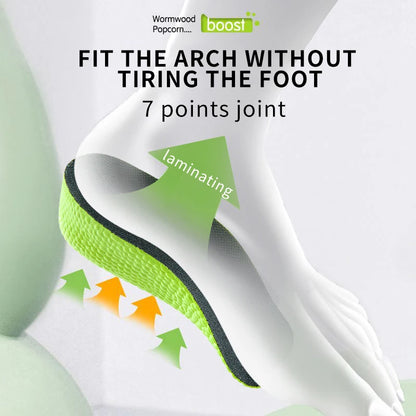 Memory Foam Height Increase Insoles Orthopedic Arch Support