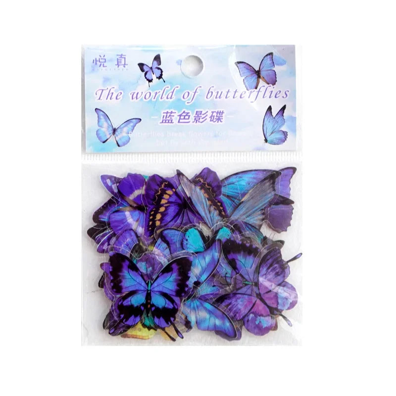 Waterproof Butterfly Stickers Aesthetic PET Scrapbooking Decals