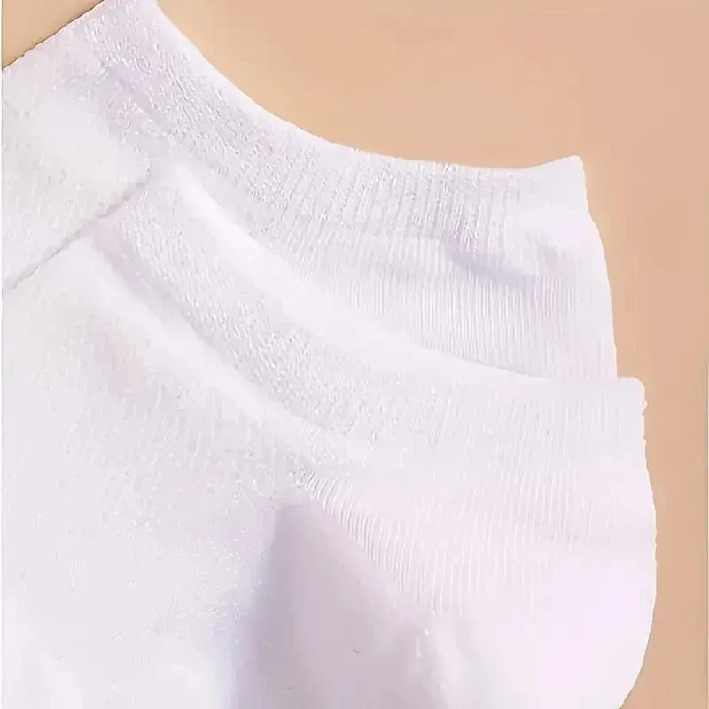 Unisex Comfort Fit Ankle Socks Breathable Low Cut 5 Pack