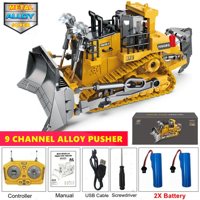 RC Excavator Dump Truck Toy 4WD Remote Control Model