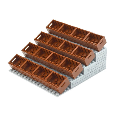 City Food Building Blocks Set Play Food MOC Bricks