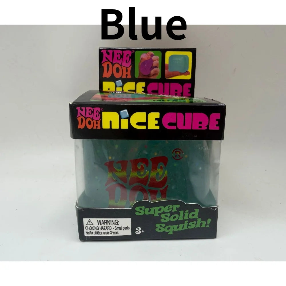 Glow in the Dark Ice Cube Squishy Stress Relief Toy