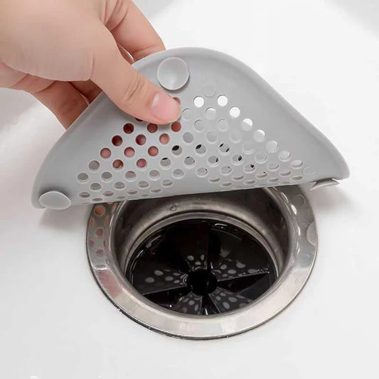 Square Silicone Drain Sticker Bathroom Sewer Hair Filter