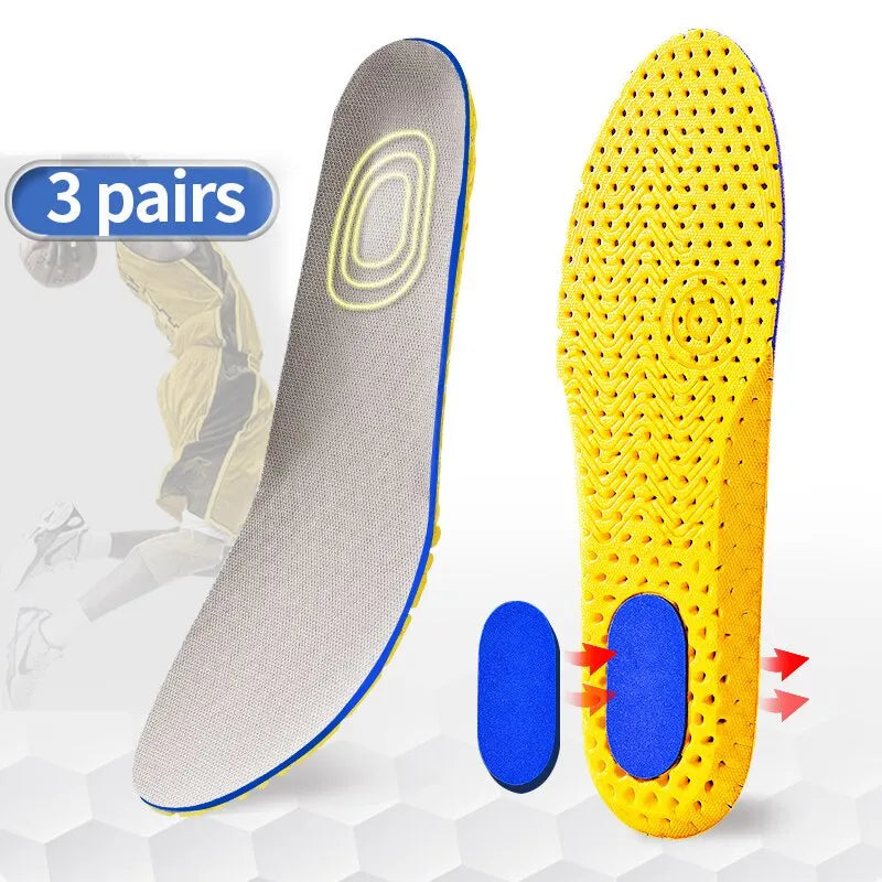 Memory Foam Orthopedic Insoles Breathable Sneakers Cushion