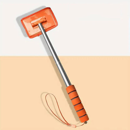 Telescopic Automobile Glass Wiper Scraping Tool Clean Brush