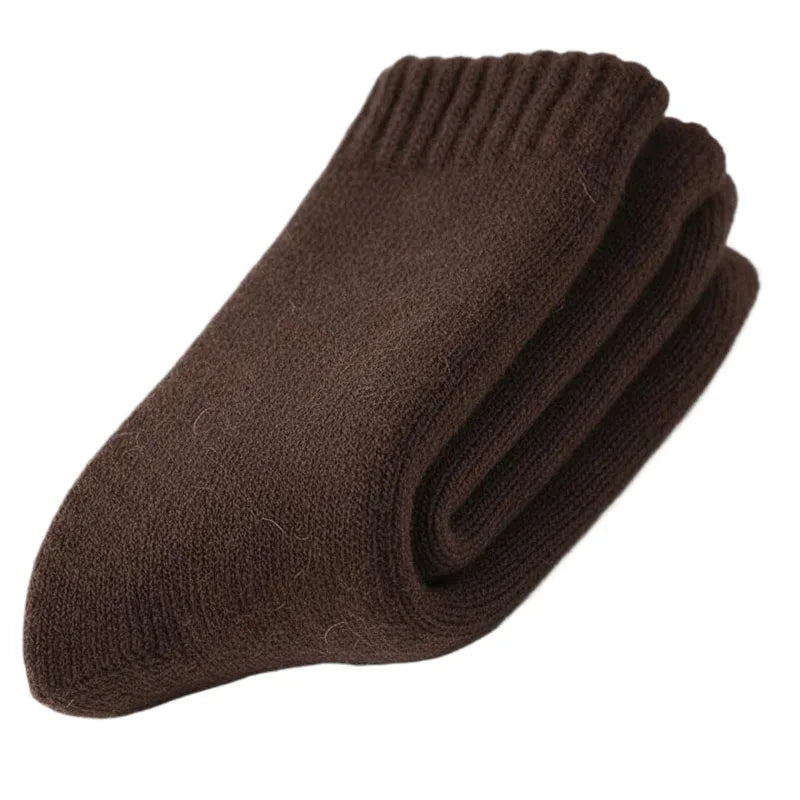 2025 New Winter Super Thicker Warm Socks Wool Male Men Women Socks Solid Socks Merino Wool Socks Against Cold Snow Terry Socks