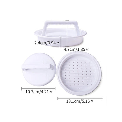 Hamburger Press Stuffed Burger Maker Plastic Meat Mould