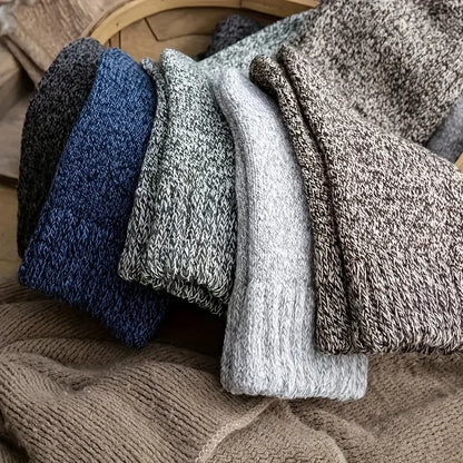 Thick Towel Mid-Calf Socks Men's Warm Anti-Cold