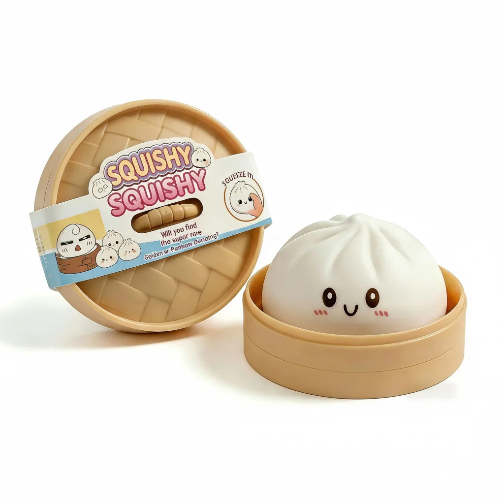 Glitter Dumpling Squishy Toy Sensory Stress Relief