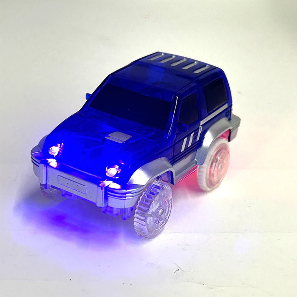 Glowing Race Track Car Toy LED Light Up Vehicle Part