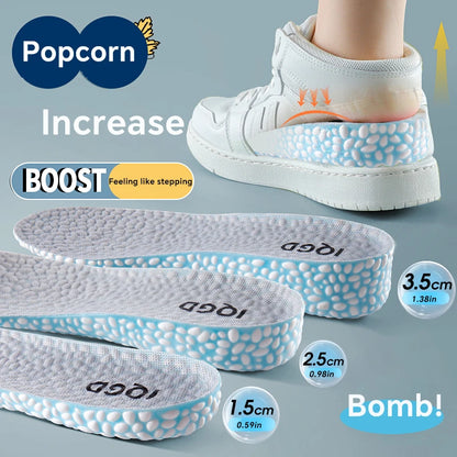 Invisible Height Increase Insoles Memory Foam Cushion