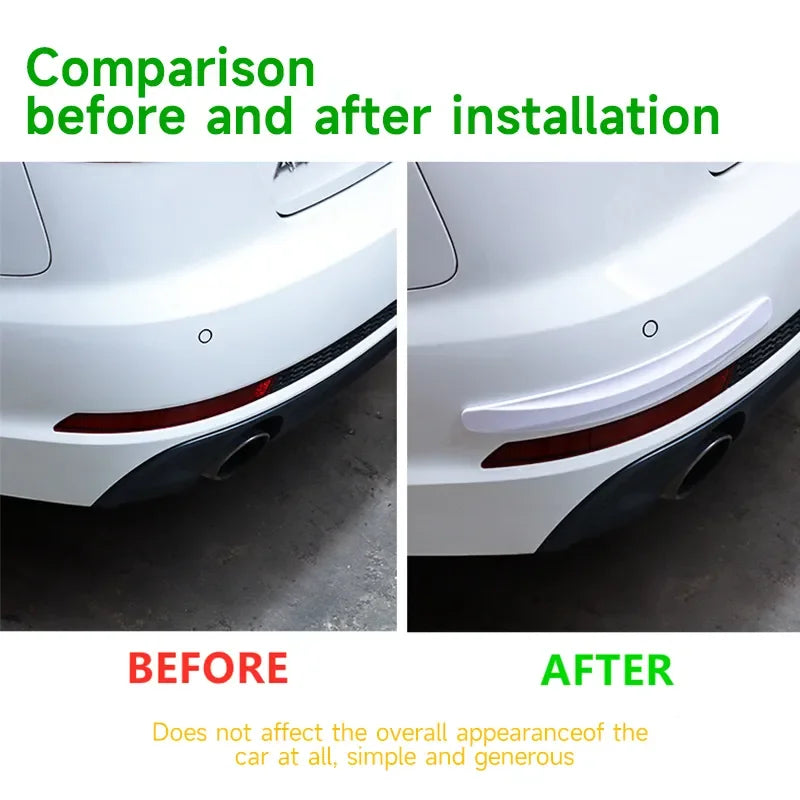 Car Bumper Protector Strip Auto Corner Scratch Guard Set