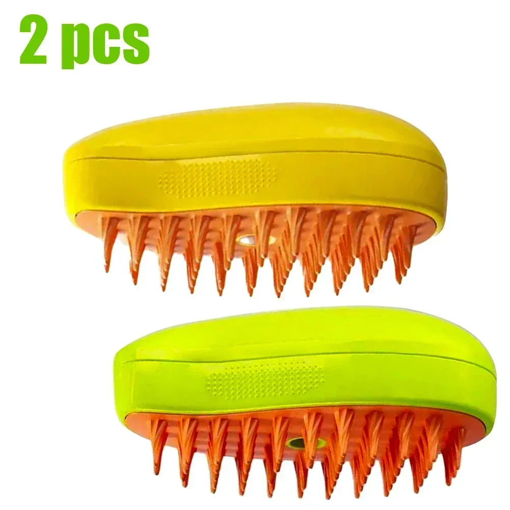 3 in 1 Steam Pet Brush Electric Cat Steamy Grooming Comb