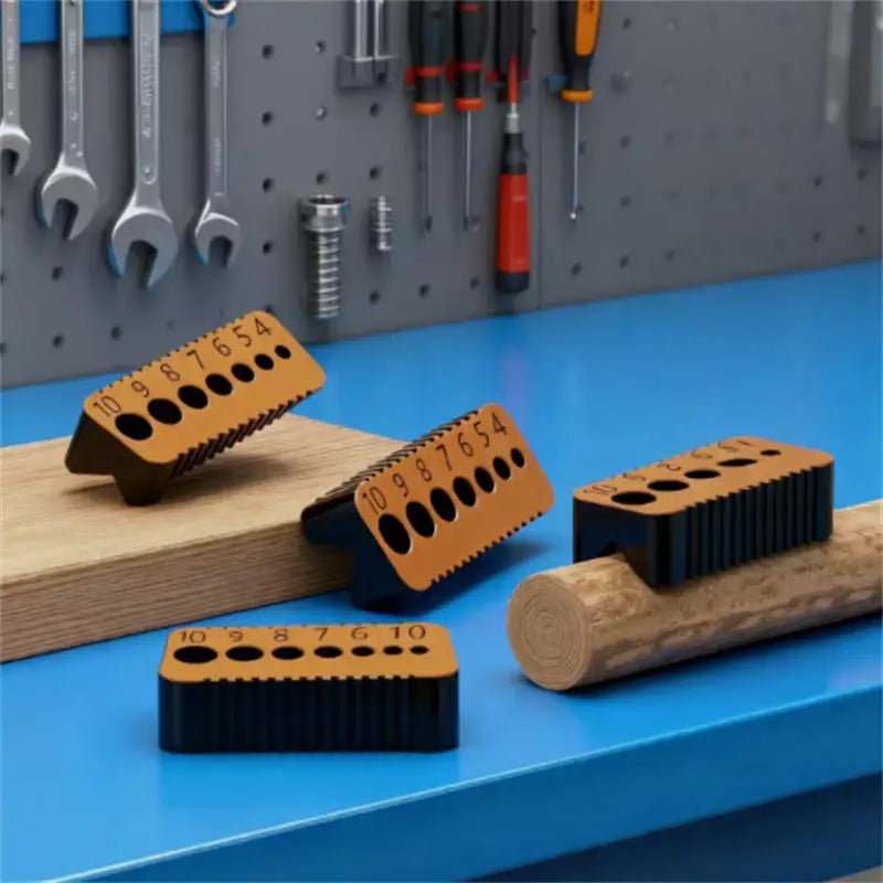 Straight Drill Guide Jig Block Multi Size Hole Bushing Tool