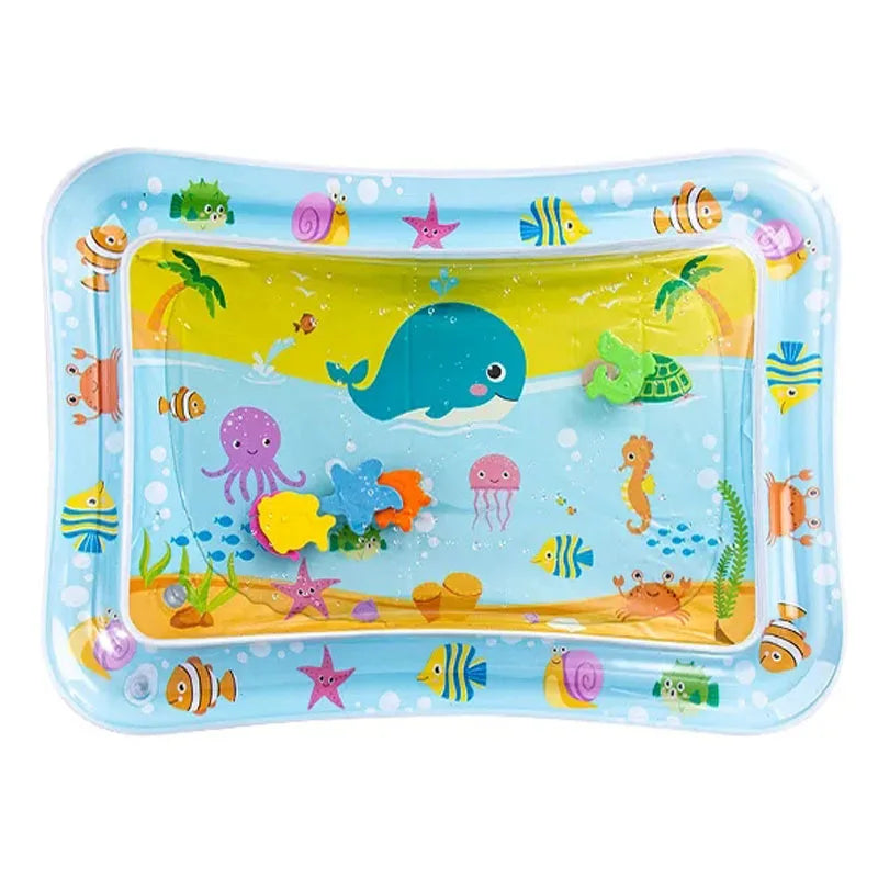 Inflatable Baby Water Play Mat Tummy Time Sensory Pad
