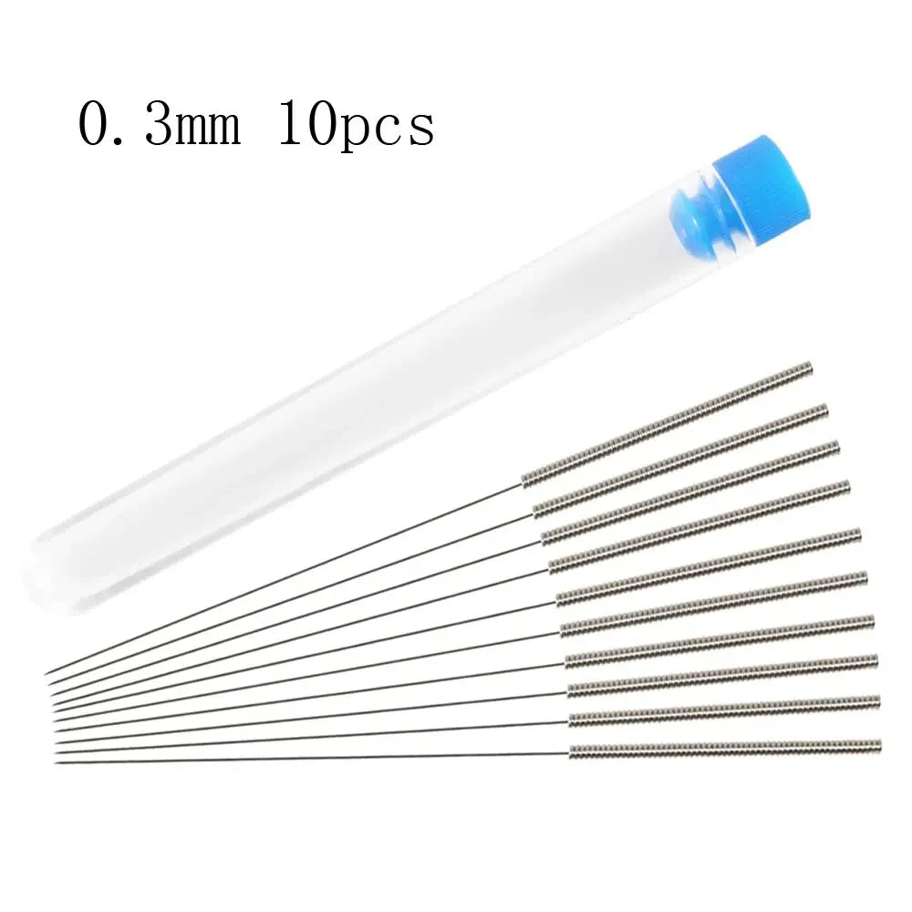 3D Printer Nozzle Cleaning Kit Stainless Steel Needles Tool