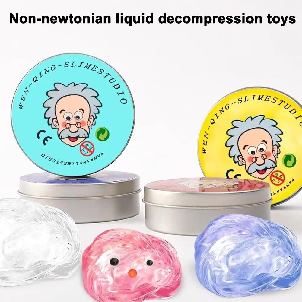 Non-Newtonian Liquid Decompression Toy Elastic Compound
