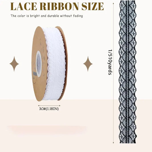 Vintage Lace Ribbon Trim 3cm Wide DIY Sewing Fabric