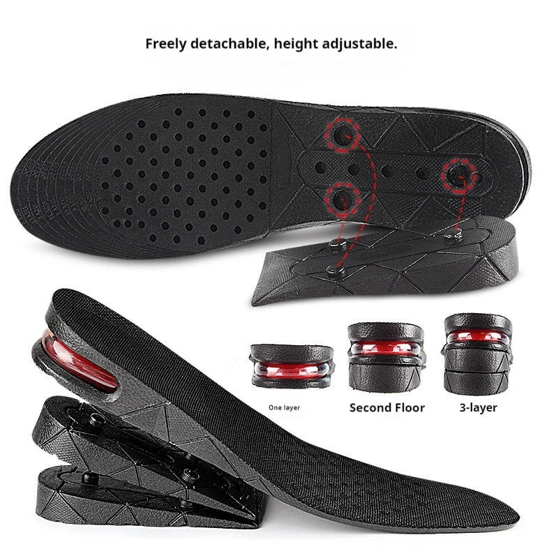 Height Increase Insoles Air Cushioned Shoe Lift